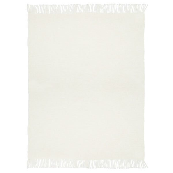 Double Weave Alpaca Bouclé Throw Pura Undyed Rosemary Hallgarten