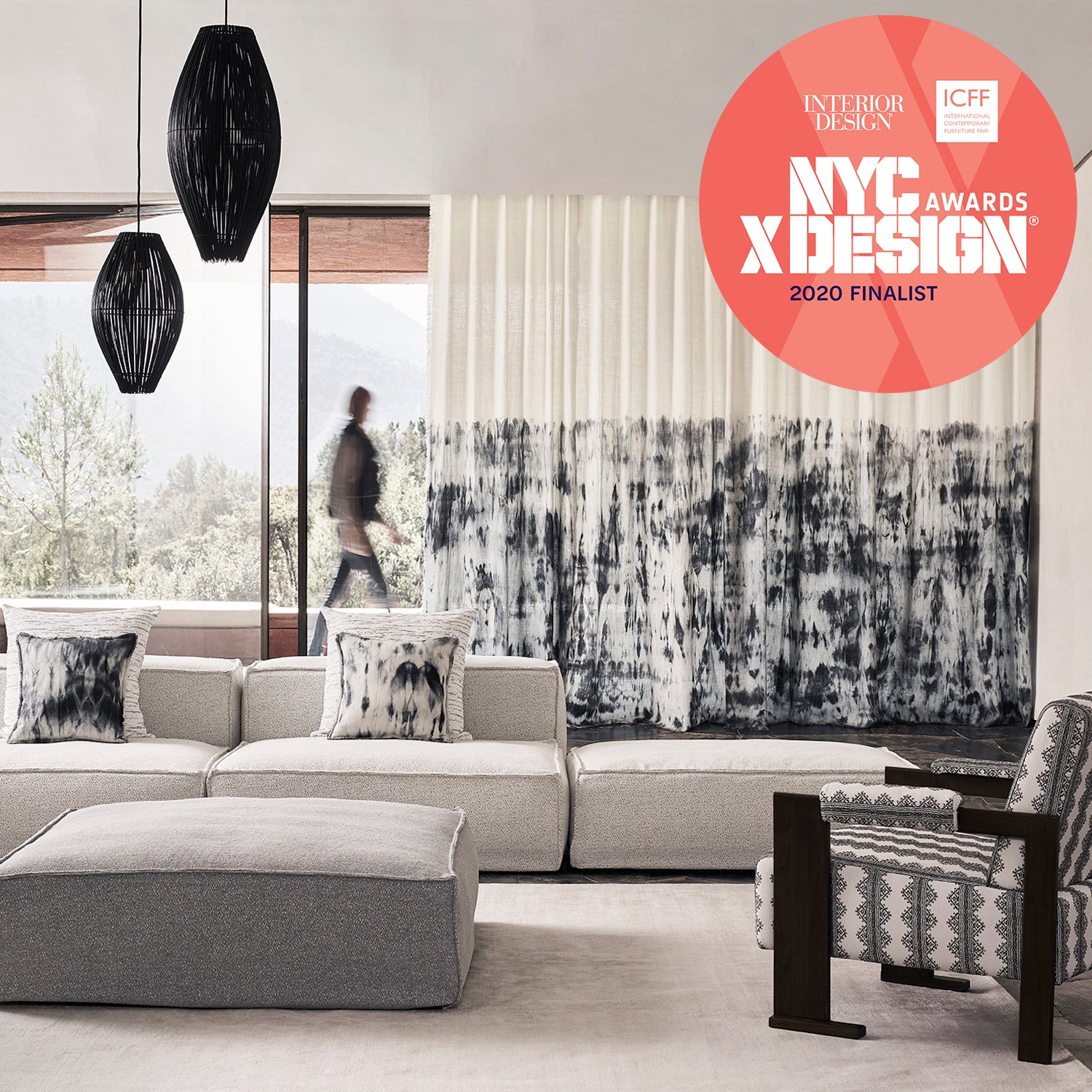 Watercolor Fabric - NYCxDesign Awards Finalist