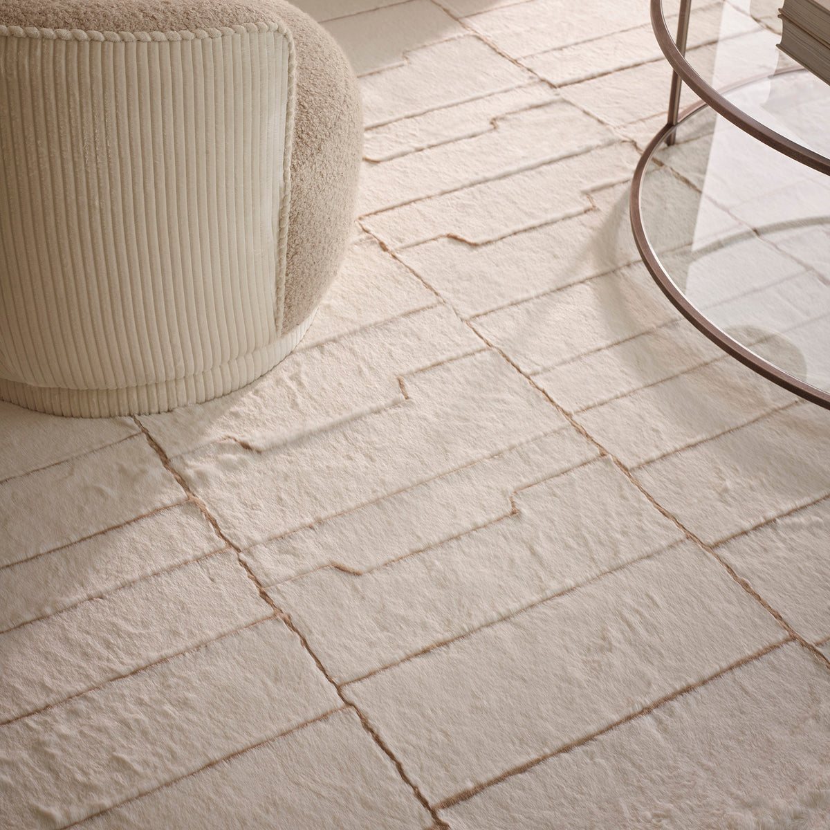 Bunny 1920 &#39;Angora / Biscotti&#39;- 9&#39;W x 12&#39;L