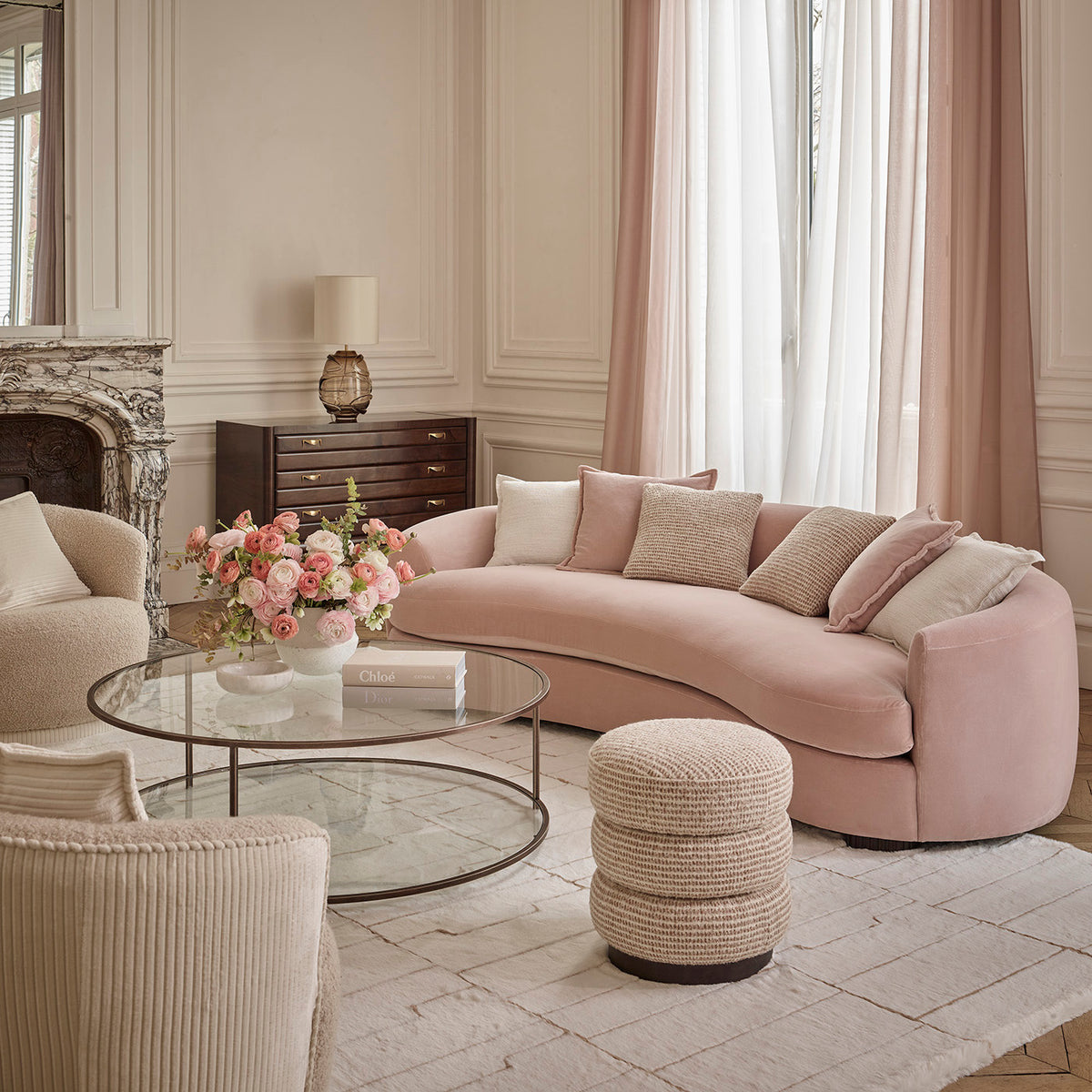 Bunny 1920 &#39;Angora / Biscotti&#39;- 9&#39;W x 12&#39;L