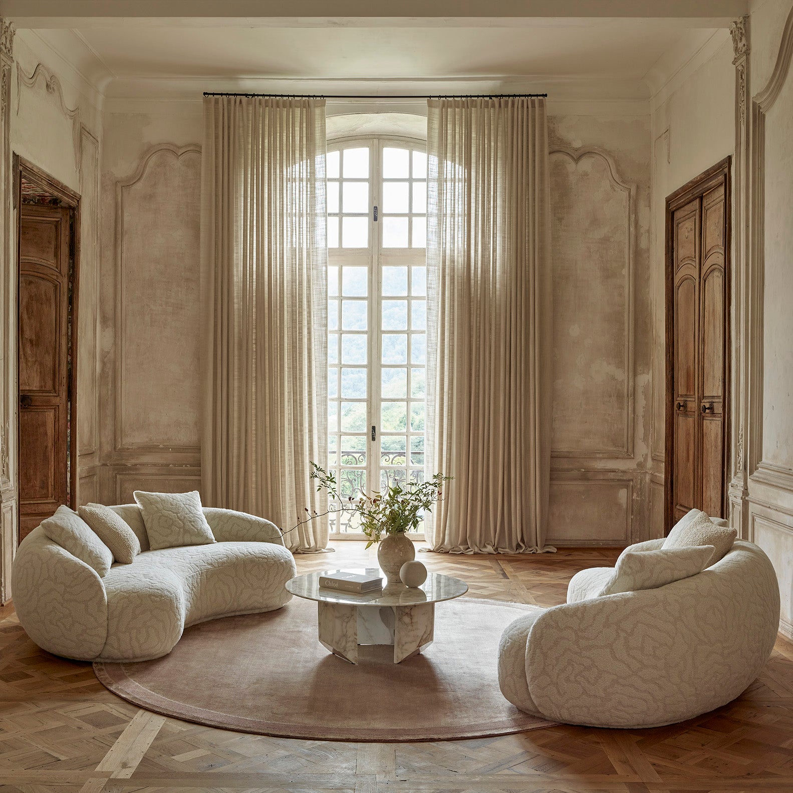 Vintage Wash 'Desert Rose'- 10'W Diameter