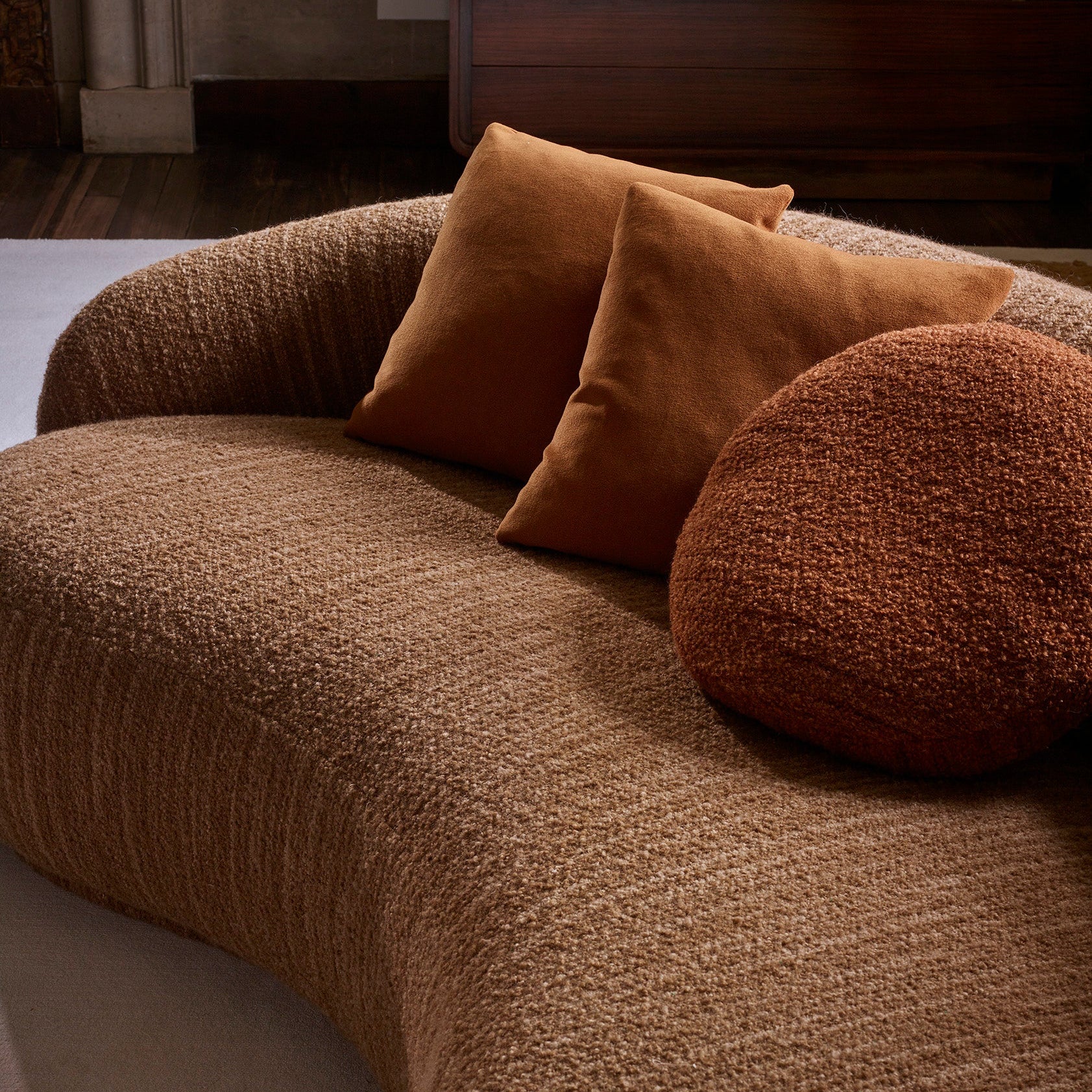 Onde Bouclé Brindle Fabric