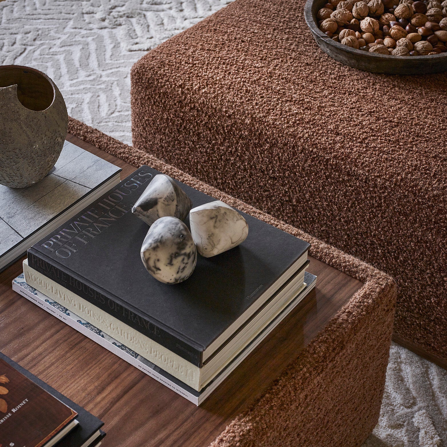 Onde Bouclé Brindle Fabric