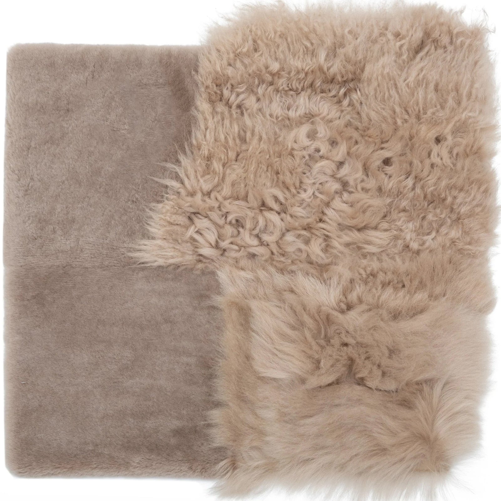Geo Shearling 'Camel' - 10'W x 13'L