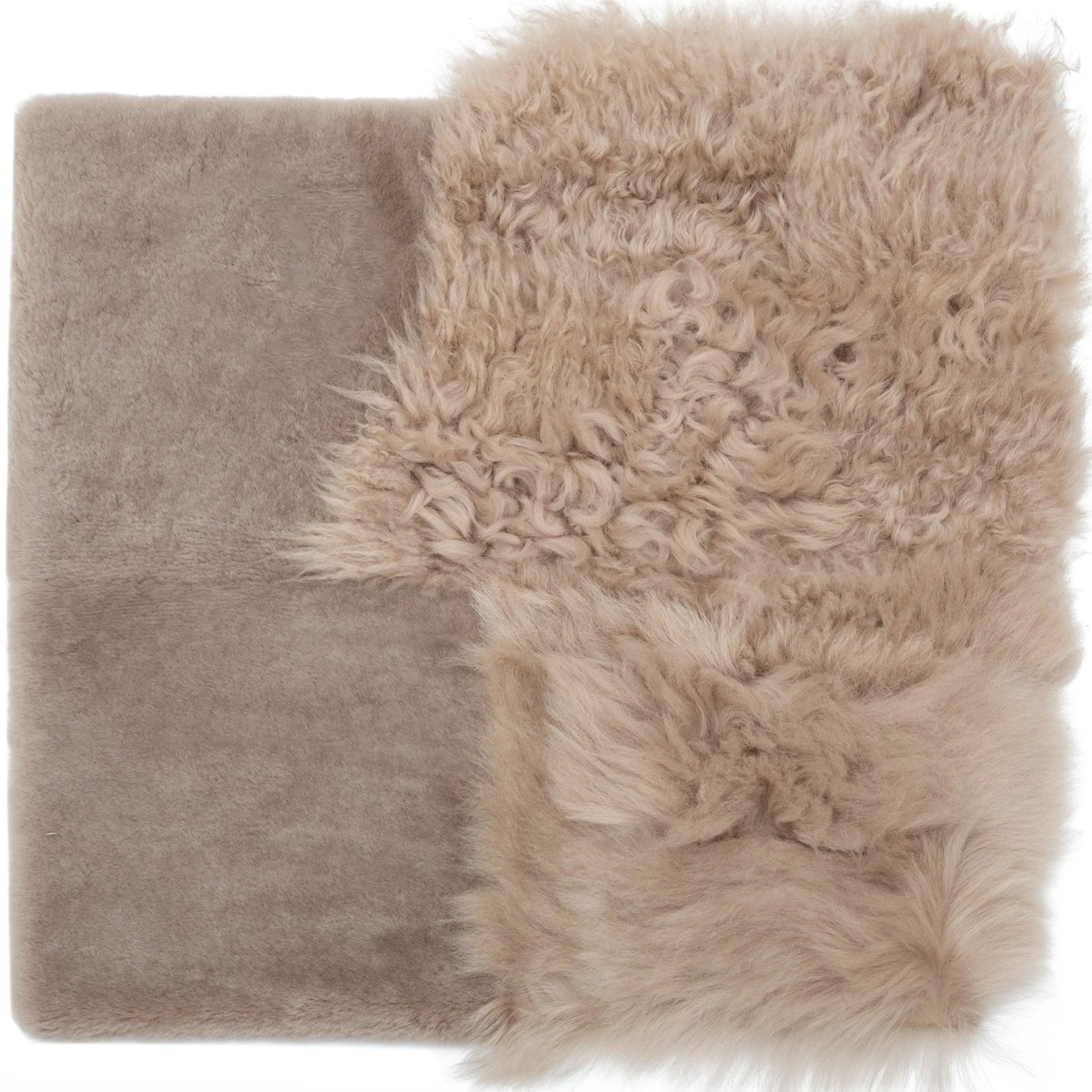 Geo Shearling 'Camel' - 10'W x 13'L