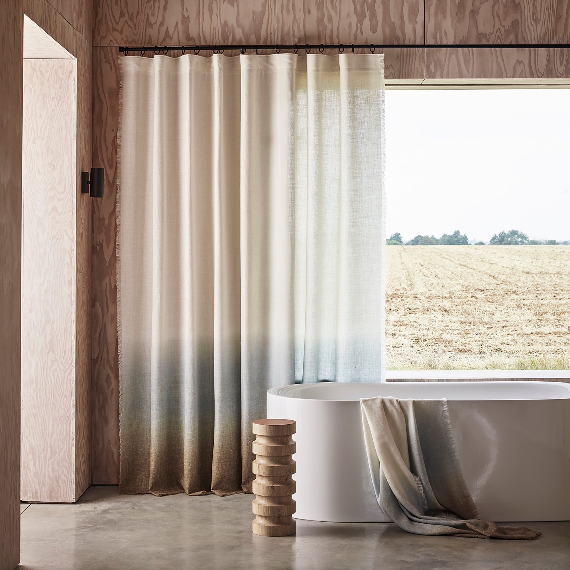 Ombre Color Block Throw