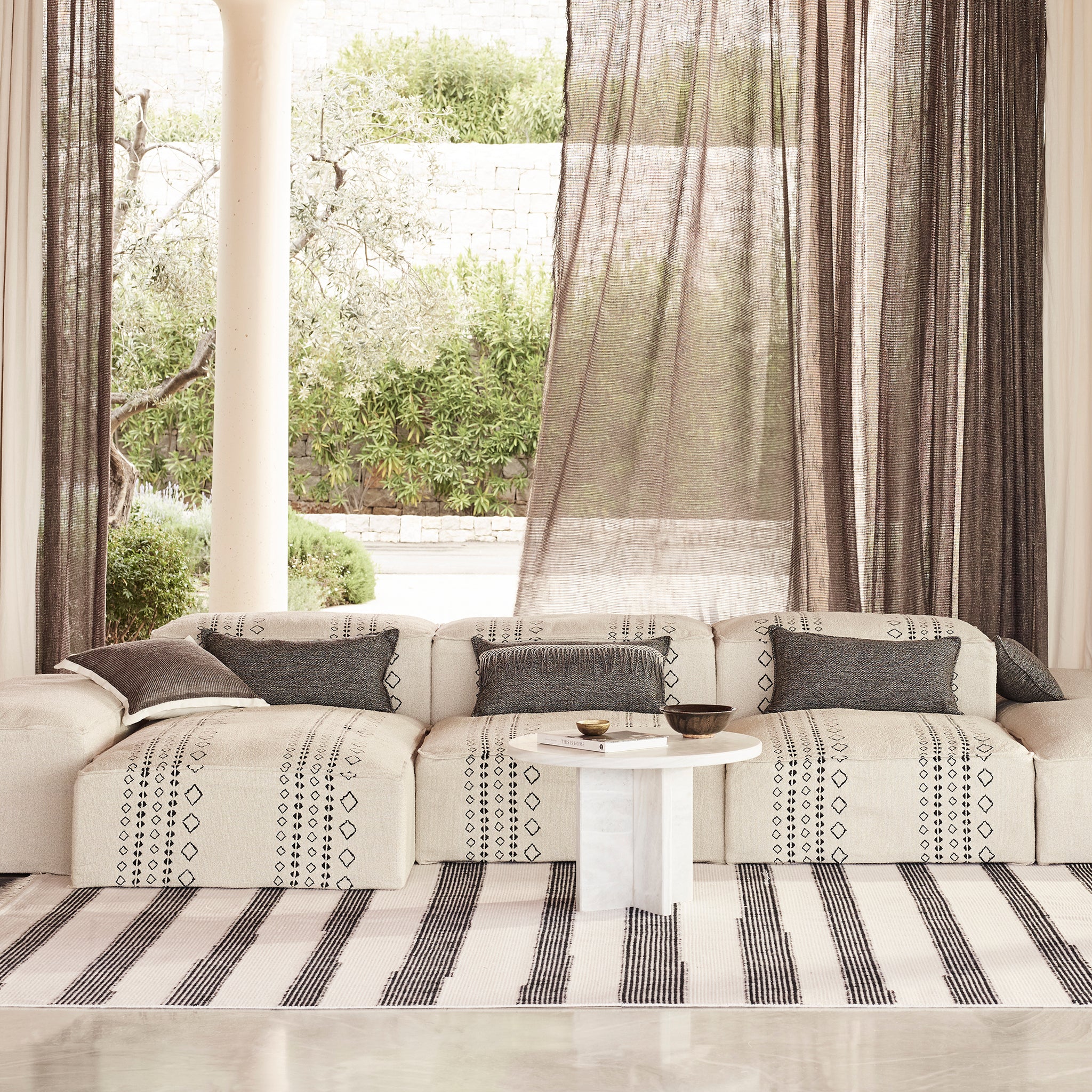 Fishbone Fabric - Rosemary Hallgarten