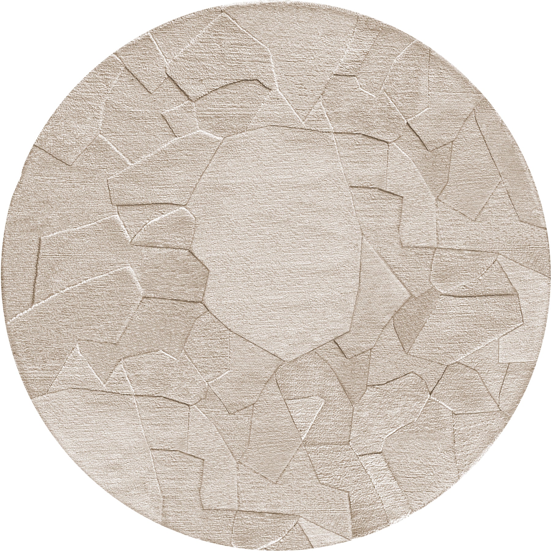 6' Diameter Shard Rug in Bluff (1-7052)