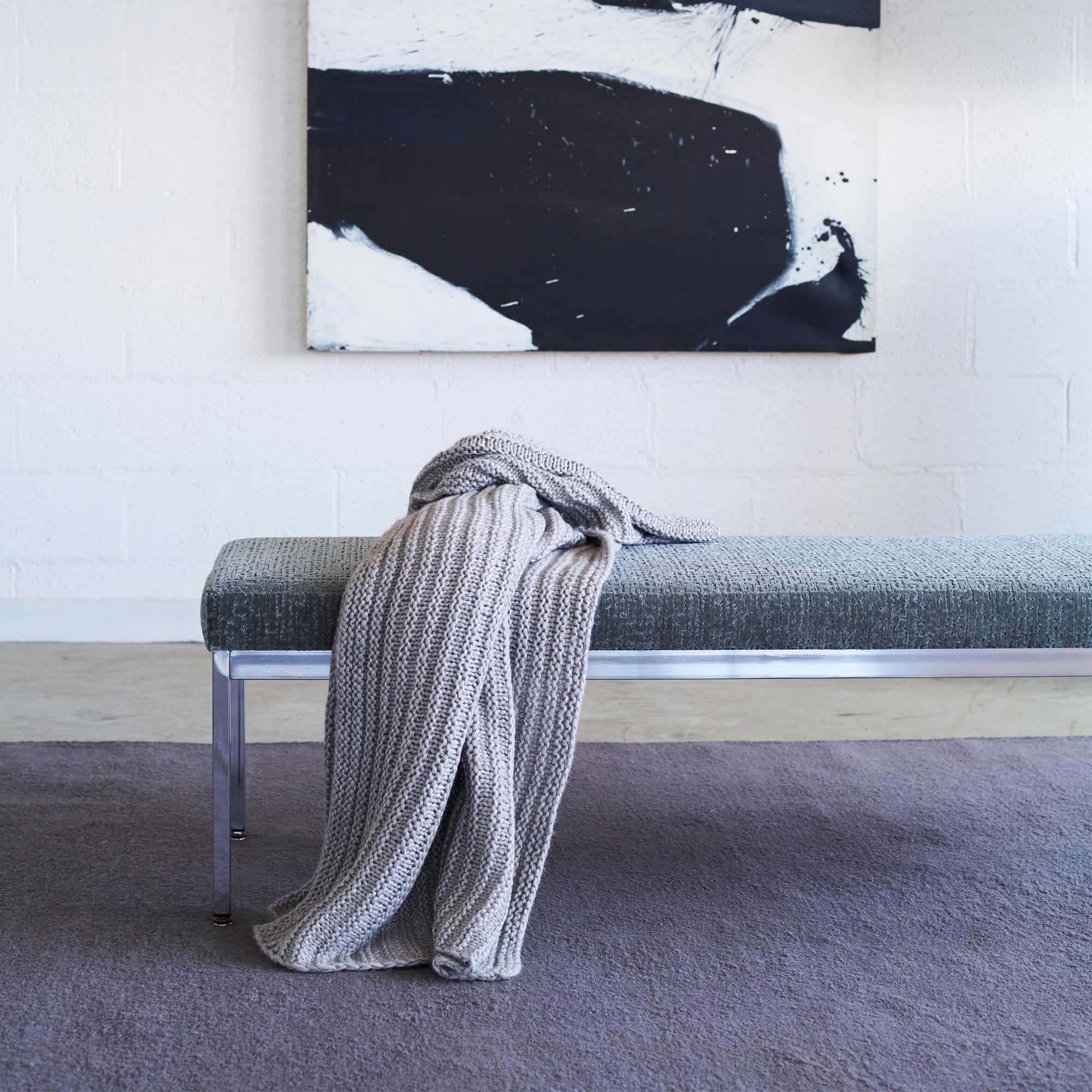 Alpaca Bouclé Solid Rug - Pura Undyed