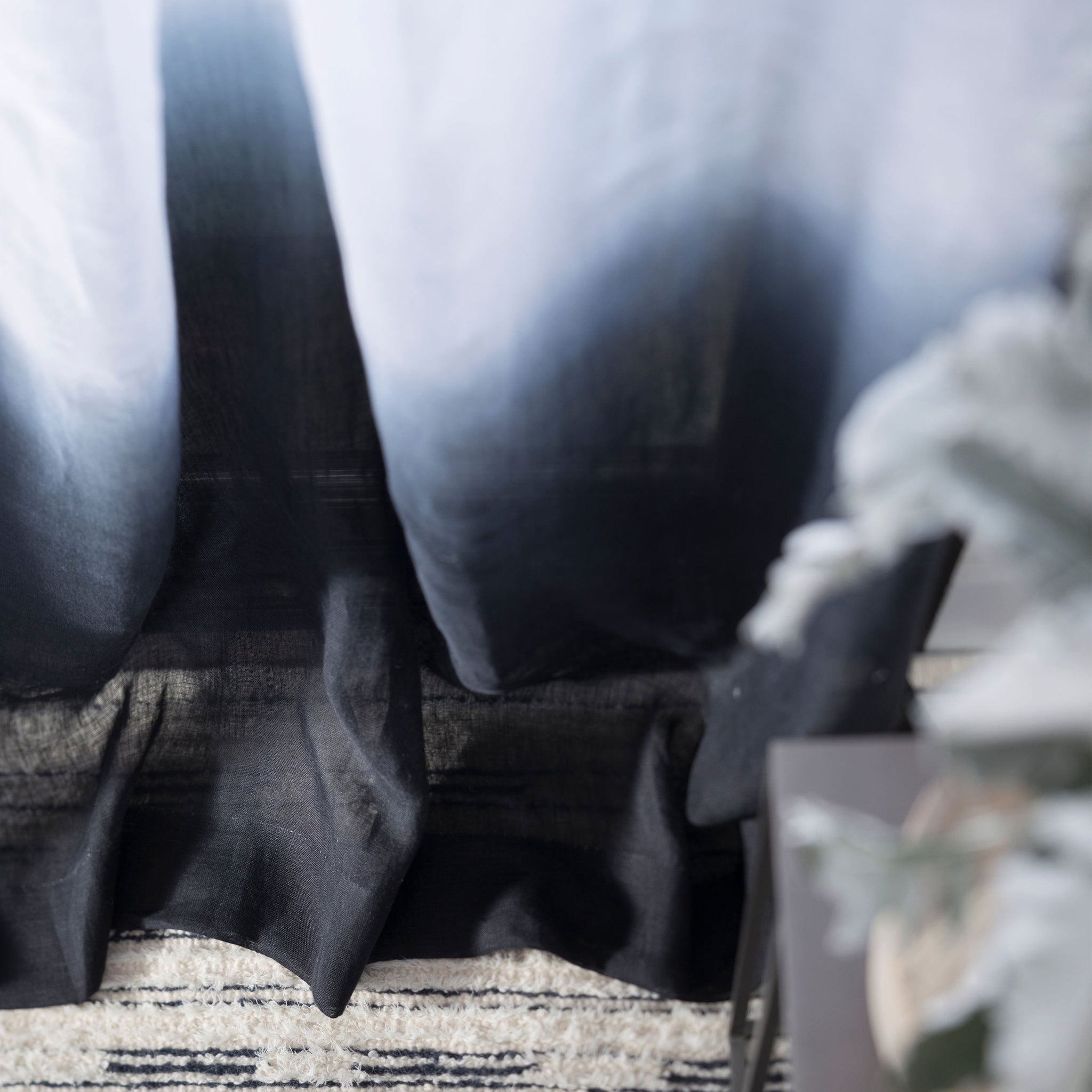 Ombre Linen Sheer Fabric - Rosemary Hallgarten